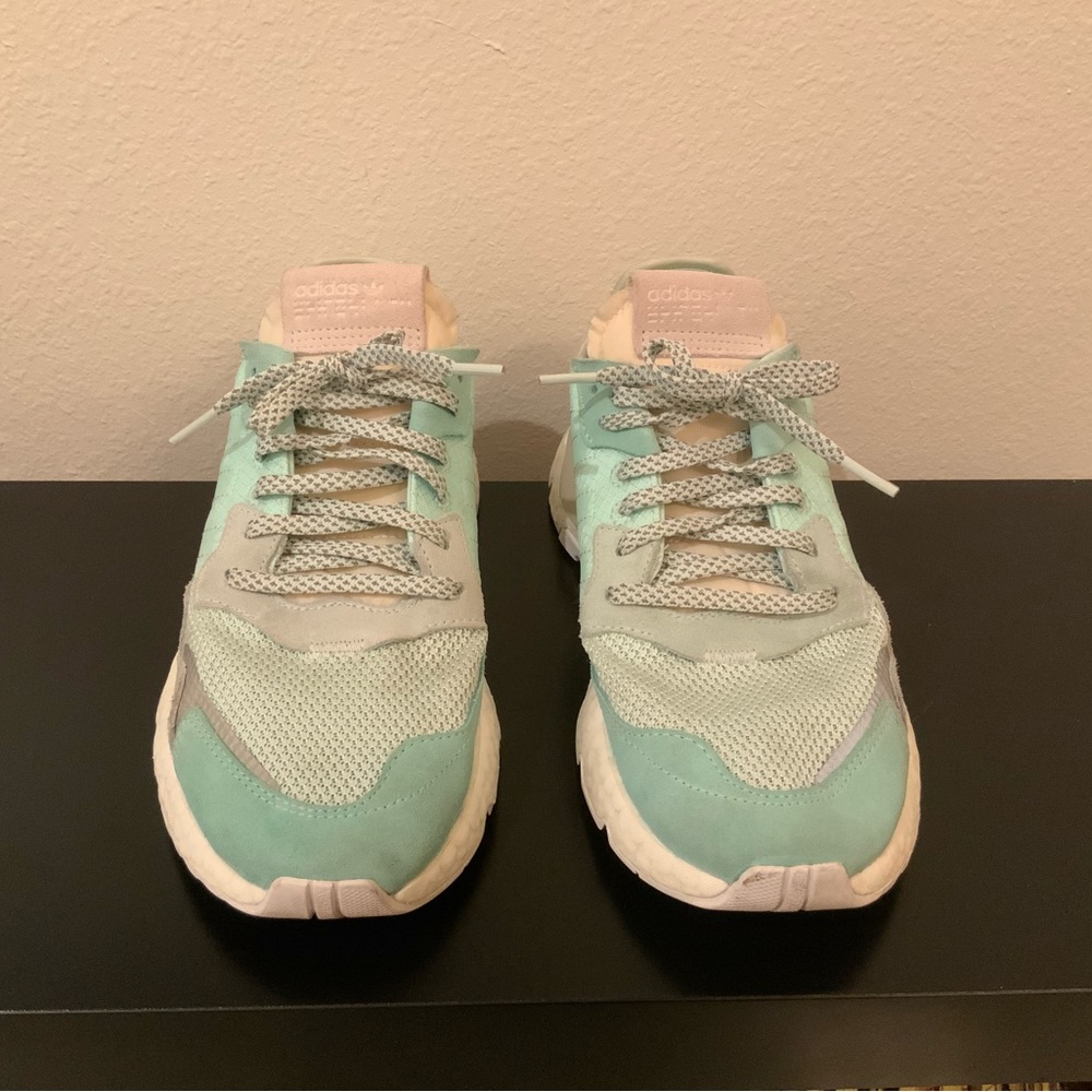 Adidas Nite Jogger 'Ice Mint' Women's US Size 8.5